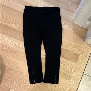 lululemon athletica Black Leggings with Reflective Dots